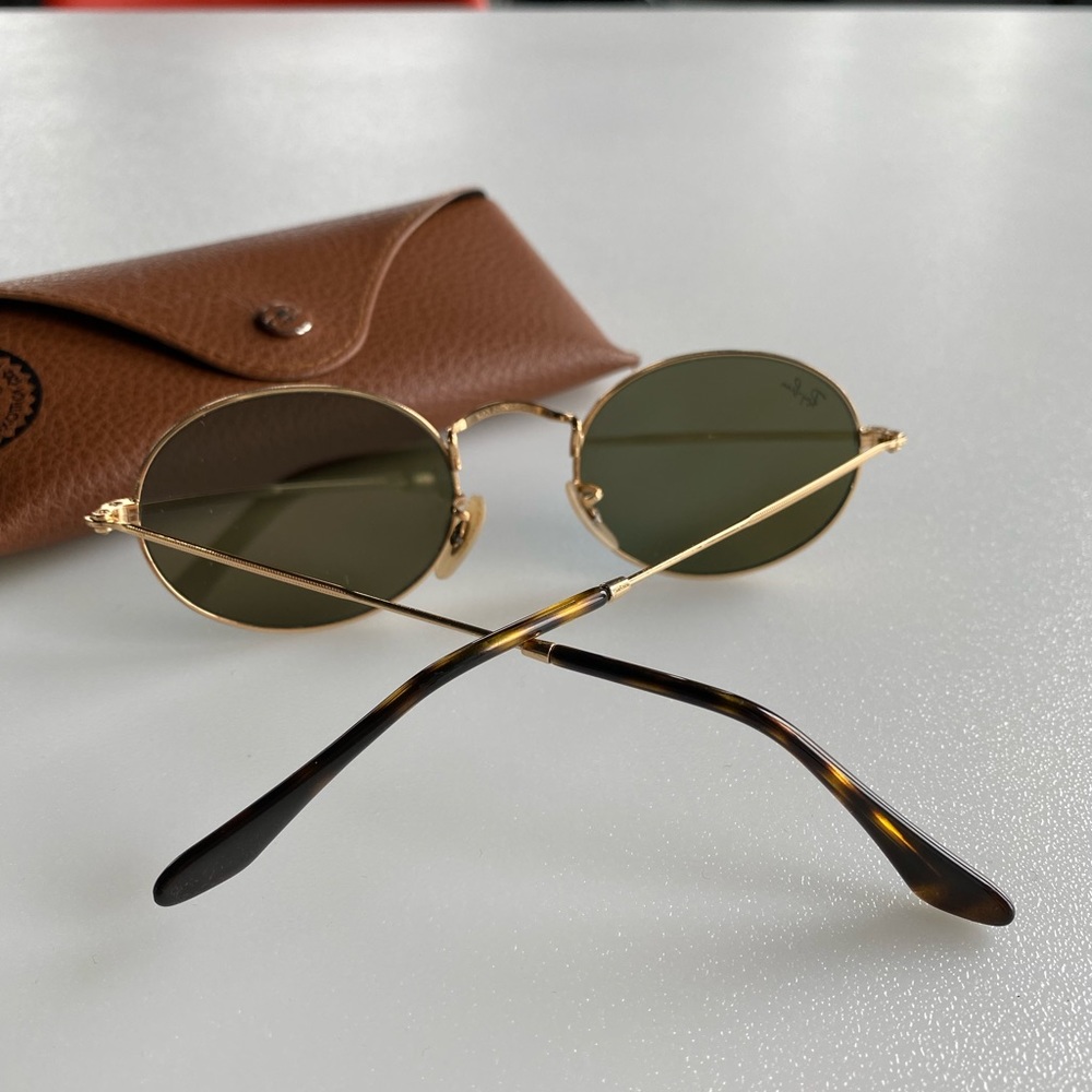 Ray-Ban Gold and Black Sunglasses - Picture 2 of 5